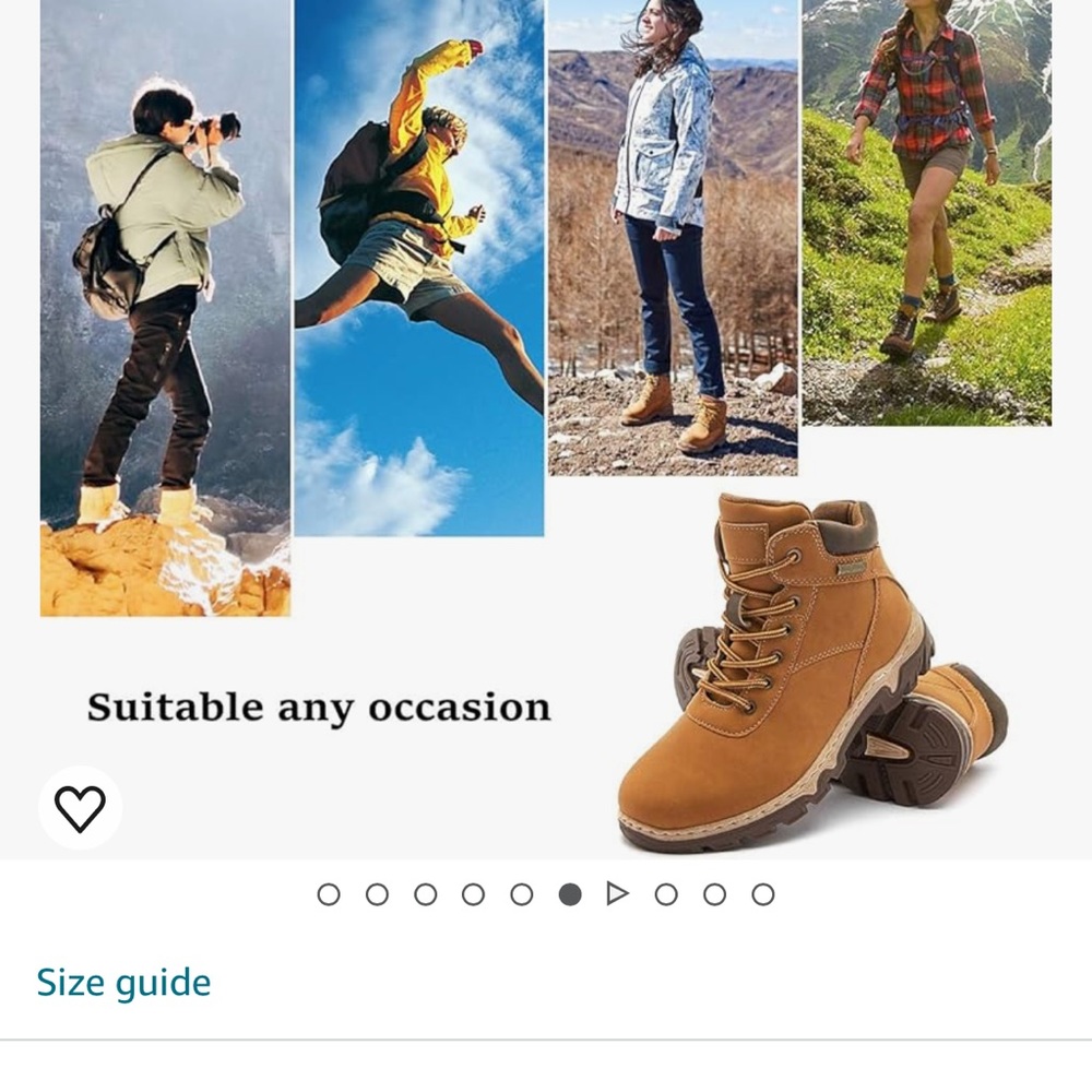 Waterproof hiking boots. Worn twice. - Picture 8 of 10